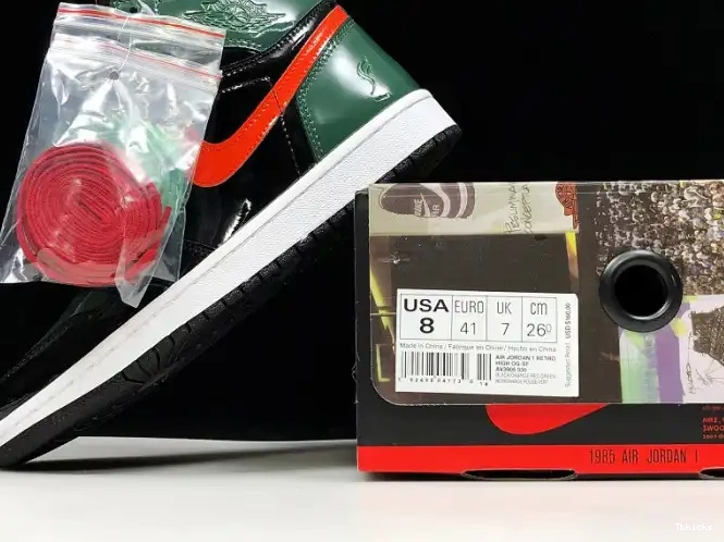 Cheap TBK Team AV3905-038 Jordan OG Retro High Air x Orange-Fir Black SoleFly 1 0617